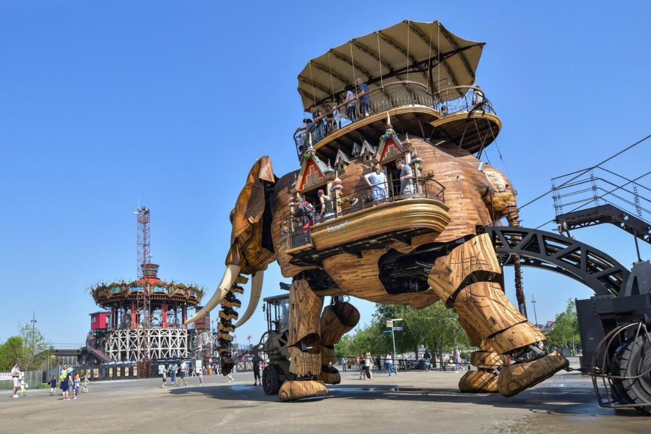 Le Jj-Hypercentre Au Calme 2 Chambres-Joli Patio Nantes Eksteriør billede